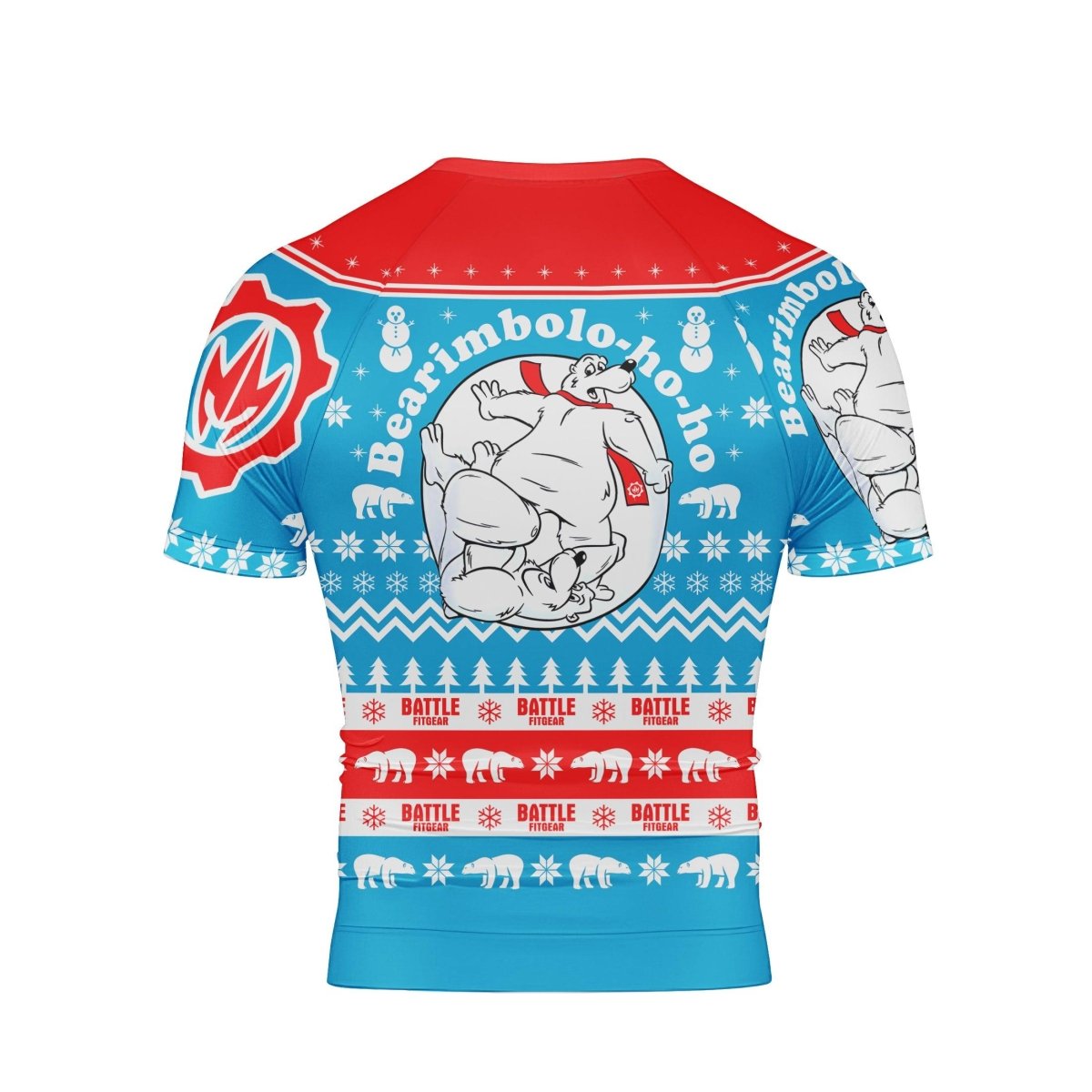 Bearimbolo - Ho - Ho Short Sleeve Rash Guard - BattleFitGear