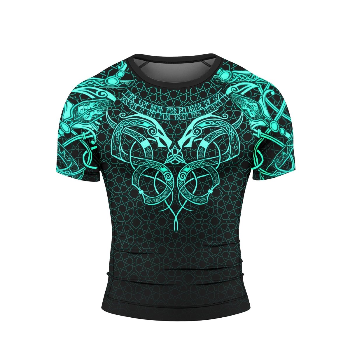 Viking Jormungandr Short Sleeve Rash Guard - BattleFitGear