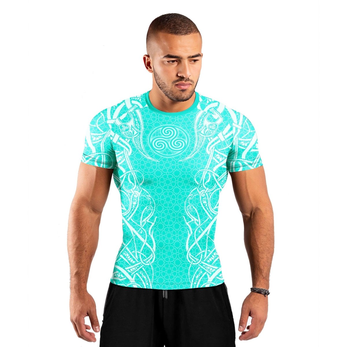 Fenrir Mount Of Odin Short Sleeve Rash Guard - BattleFitGear