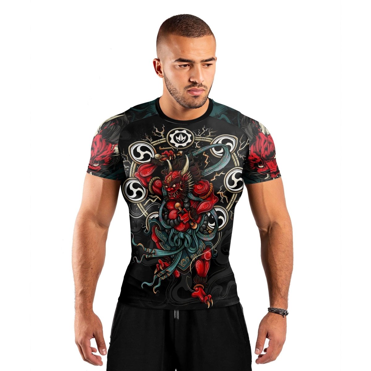 Raijin God Short Sleeve Rash Guard - BattleFitGear