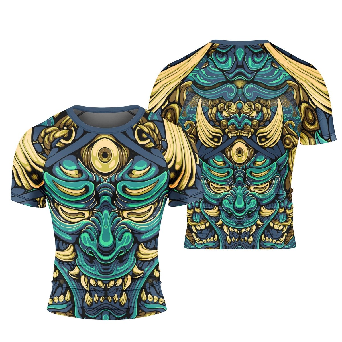 Seven Eye Oni Short Sleeve Rash Guard - BattleFitGear