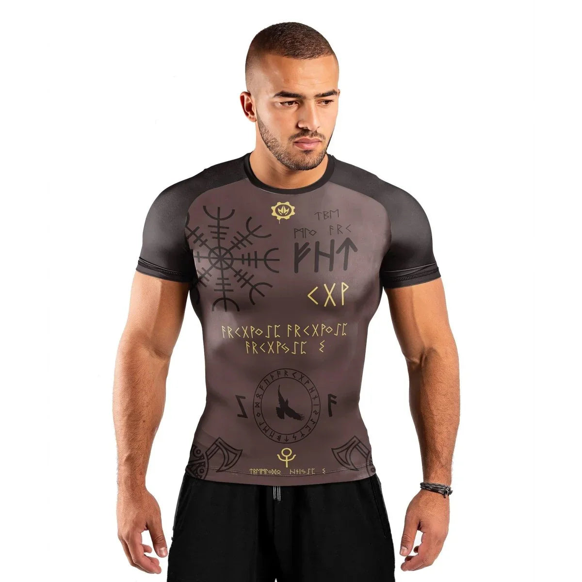 Viking Valhalla Rune Short Sleeve Rash Guard