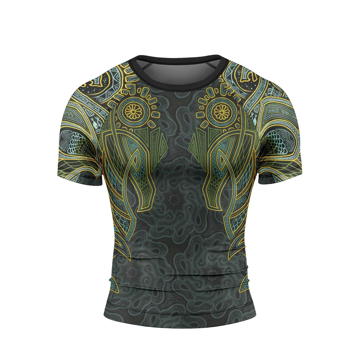 Viking Wildlife Natural Short Sleeve Rash Guard - BattleFitGear