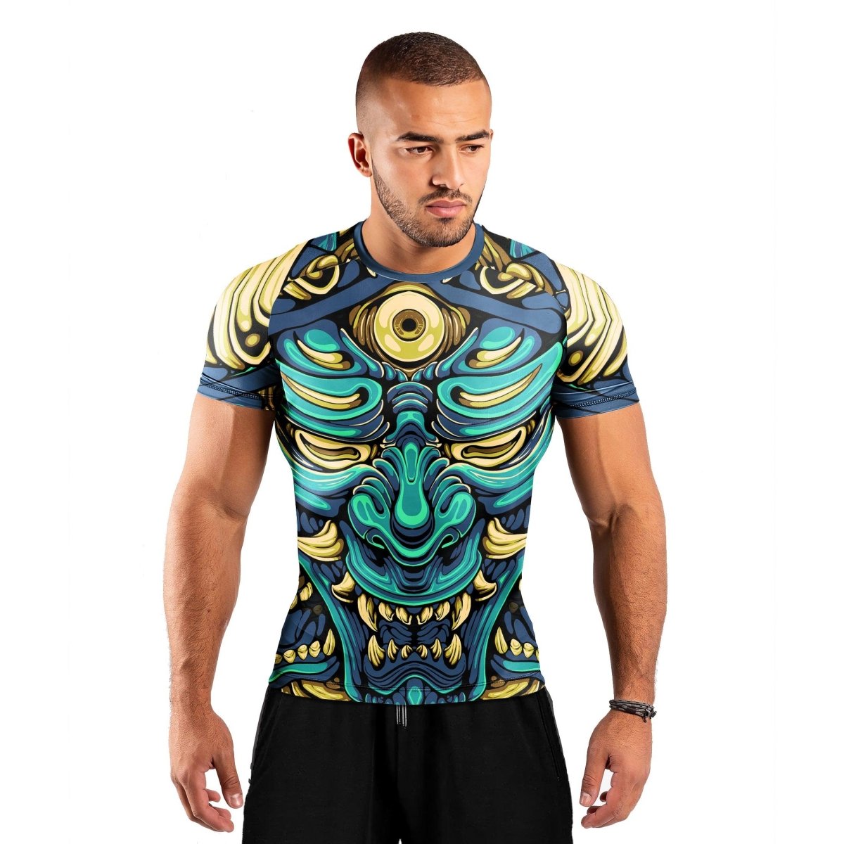 Seven Eye Oni Short Sleeve Rash Guard - BattleFitGear