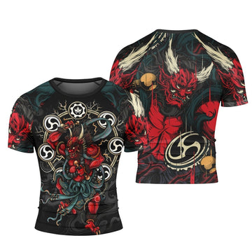 Raijin God Short Sleeve Rash Guard - BattleFitGear