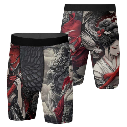 Geisha Samurai Compression Shorts
