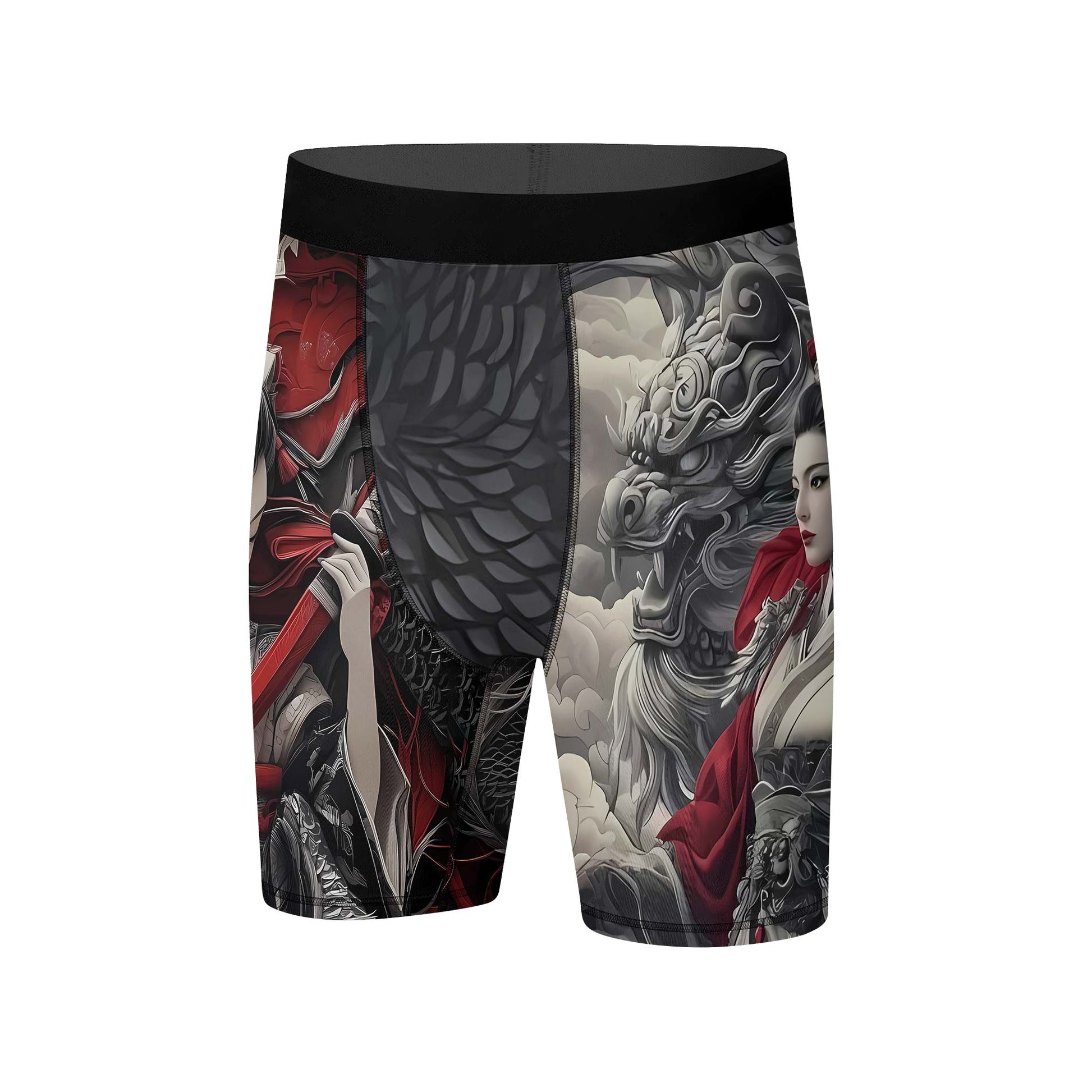 Geisha Samurai Compression Shorts