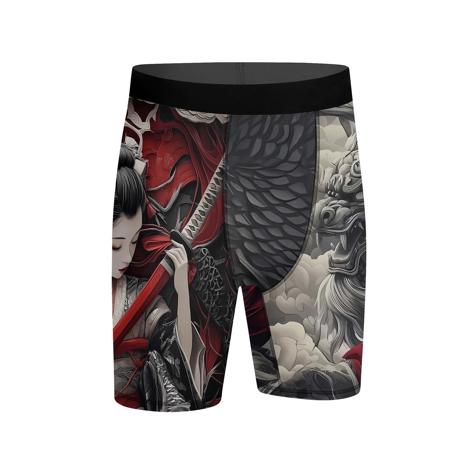 Geisha Samurai Compression Shorts