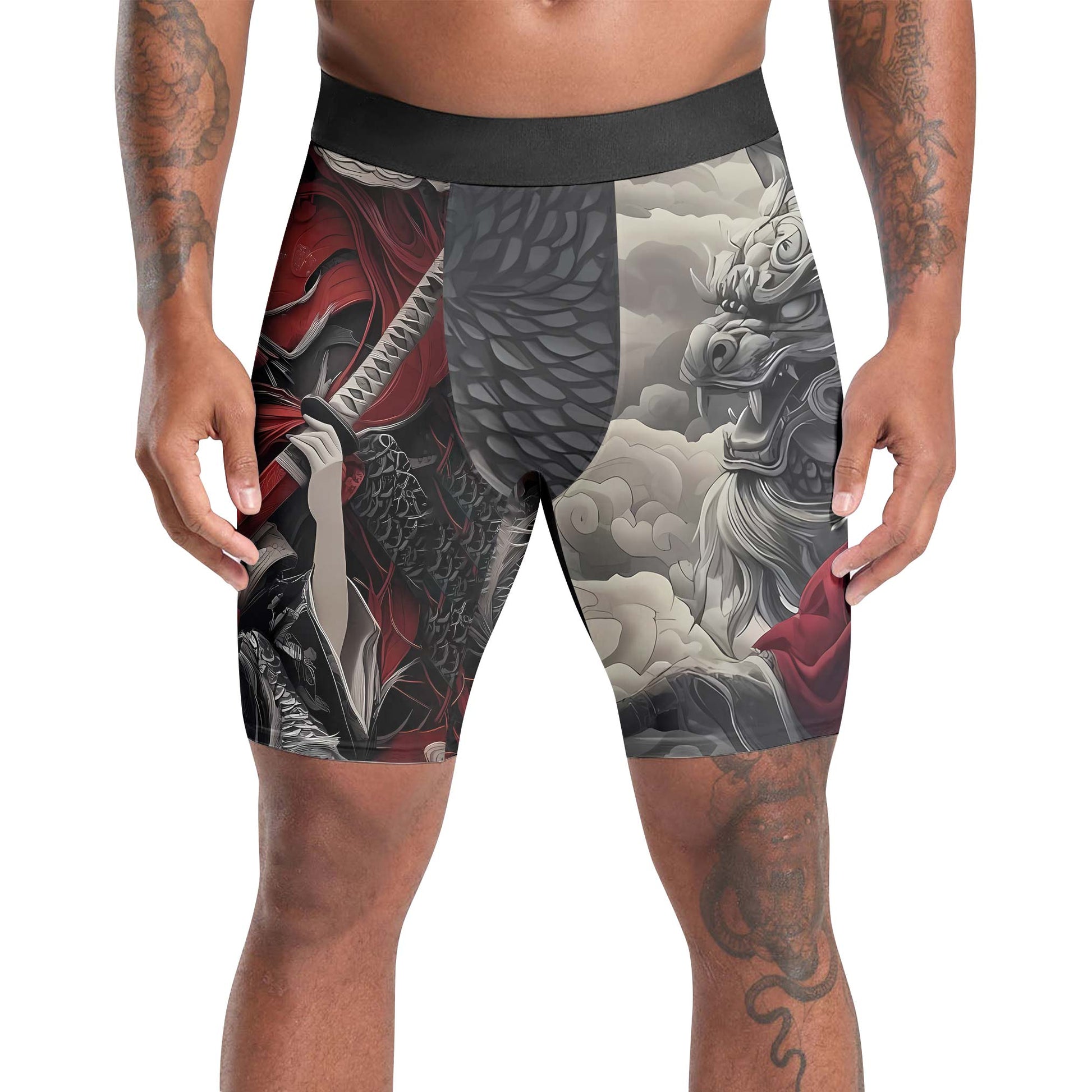Geisha Samurai Compression Shorts