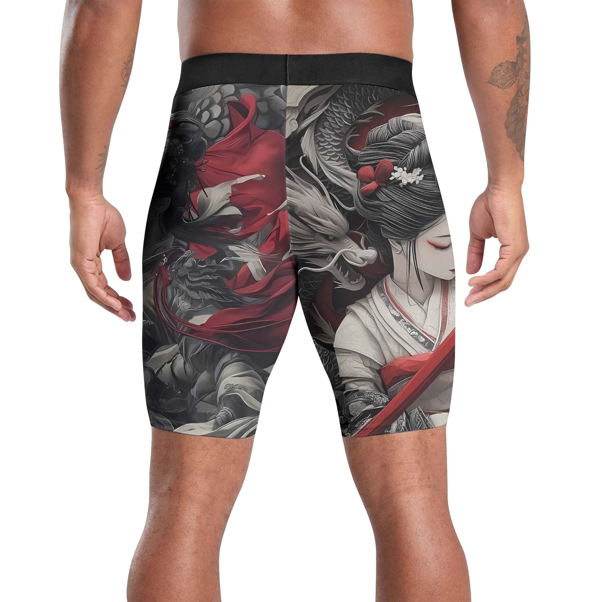 Geisha Samurai Compression Shorts