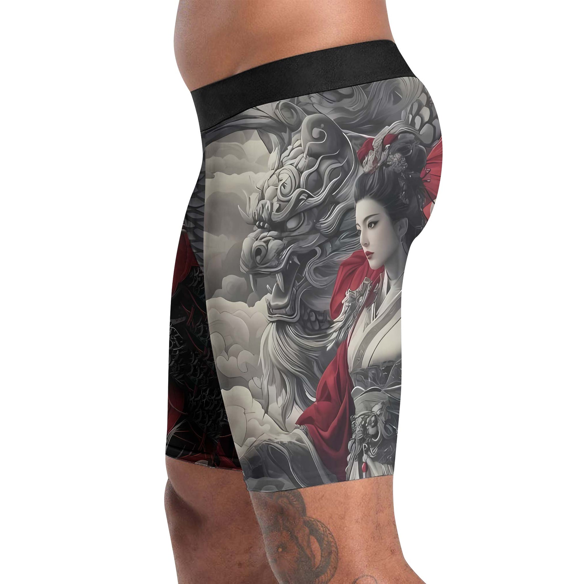 Geisha Samurai Compression Shorts