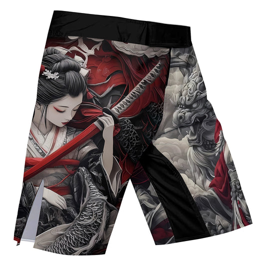 Geisha Samurai Fight Shorts