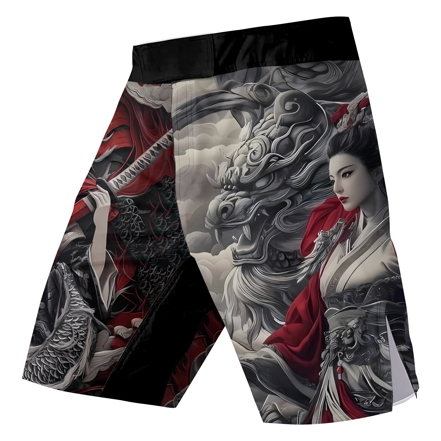 Geisha Samurai Fight Shorts