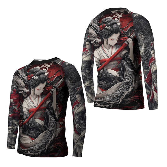 Geisha Samurai Kids Rash Guard