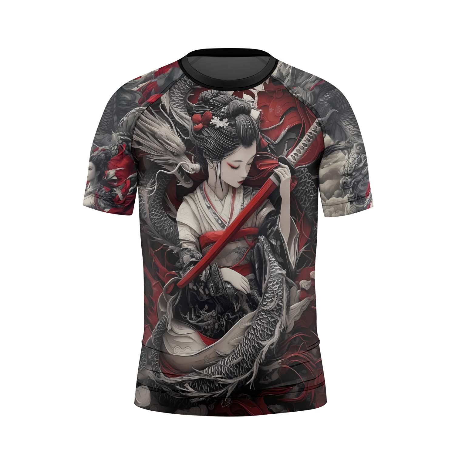 Geisha Samurai Kids Rash Guard - BattleFitGear