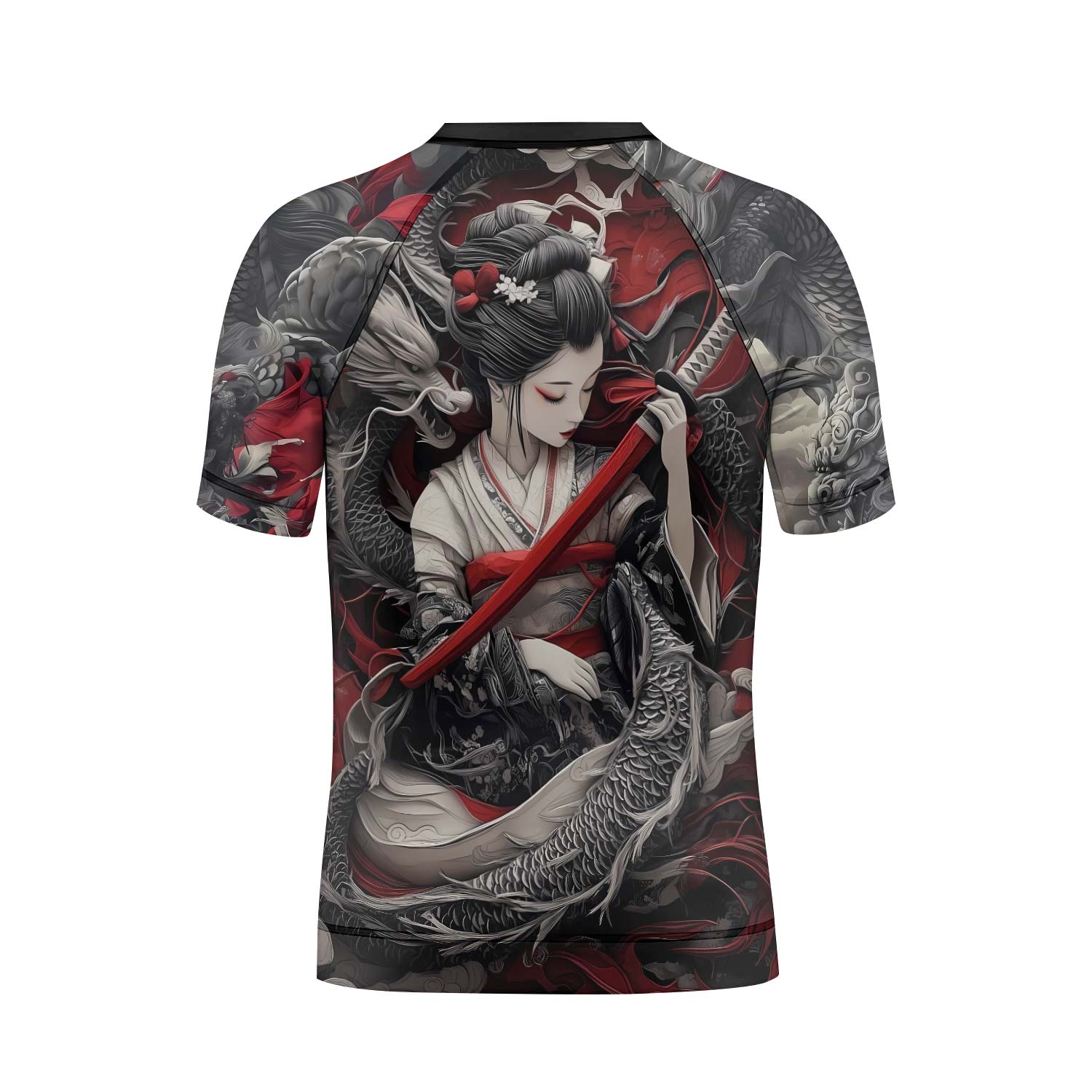 Geisha Samurai Kids Rash Guard - BattleFitGear