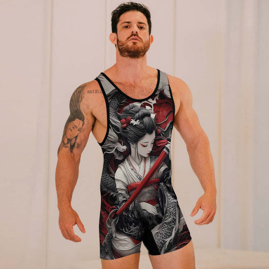 Geisha Samurai Wrestling Singlets