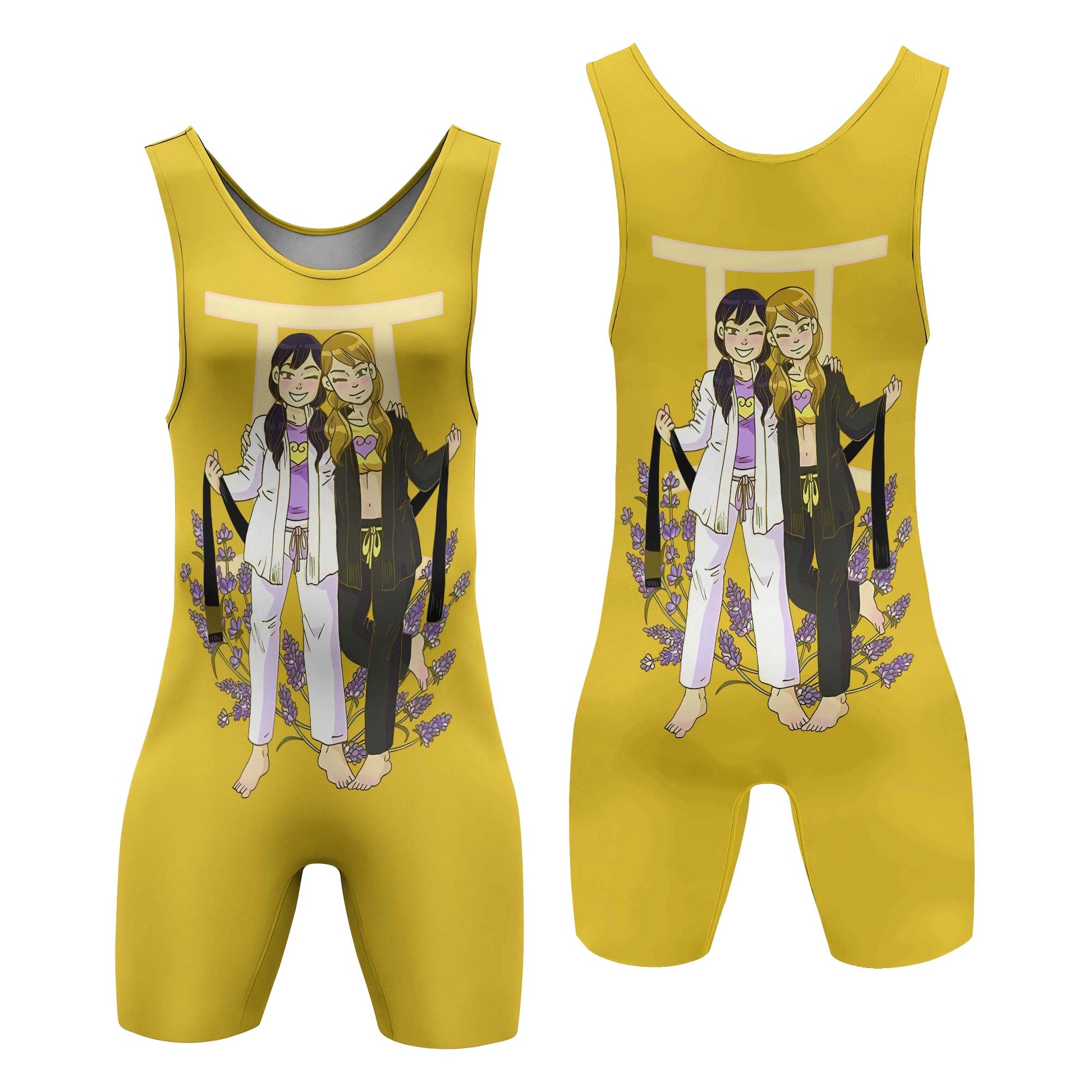 Gemini Zodiac Mom Wrestling Singlet