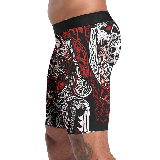 Geri & Freki Blood Tattoo Viking Compression Shorts