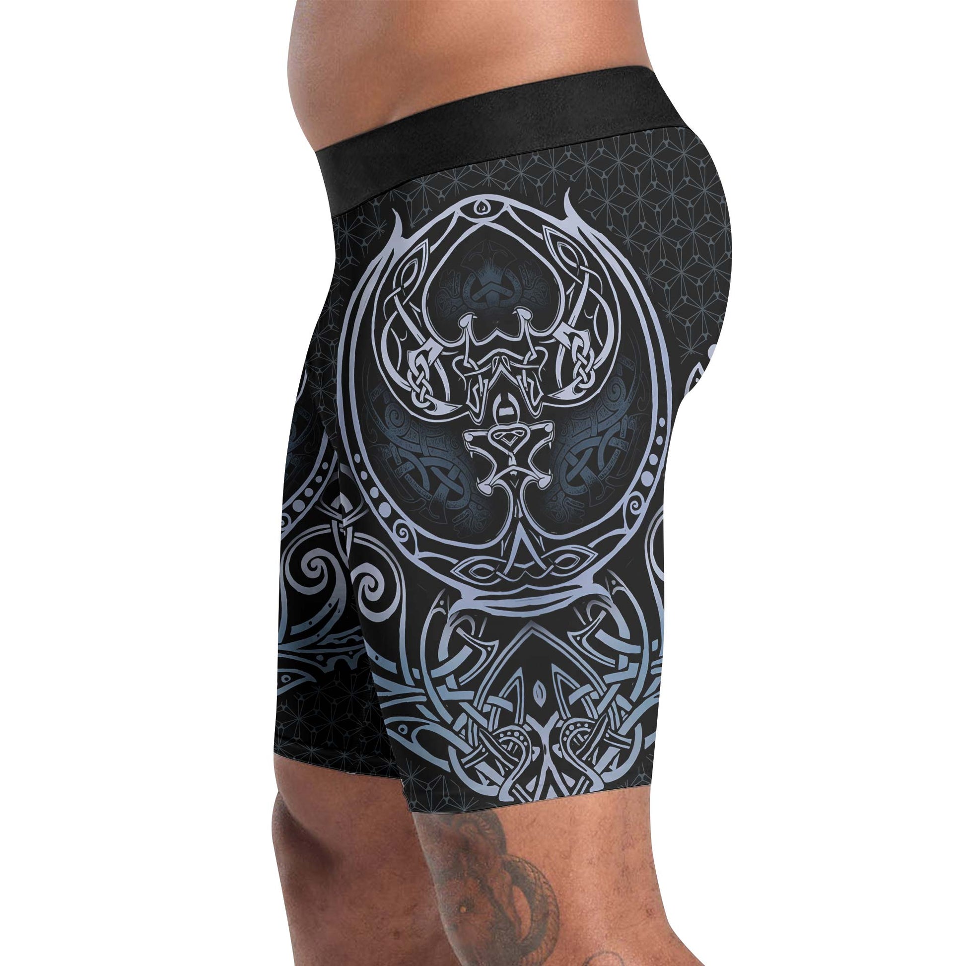 Geri & Freki Tattoo Viking Compression Shorts