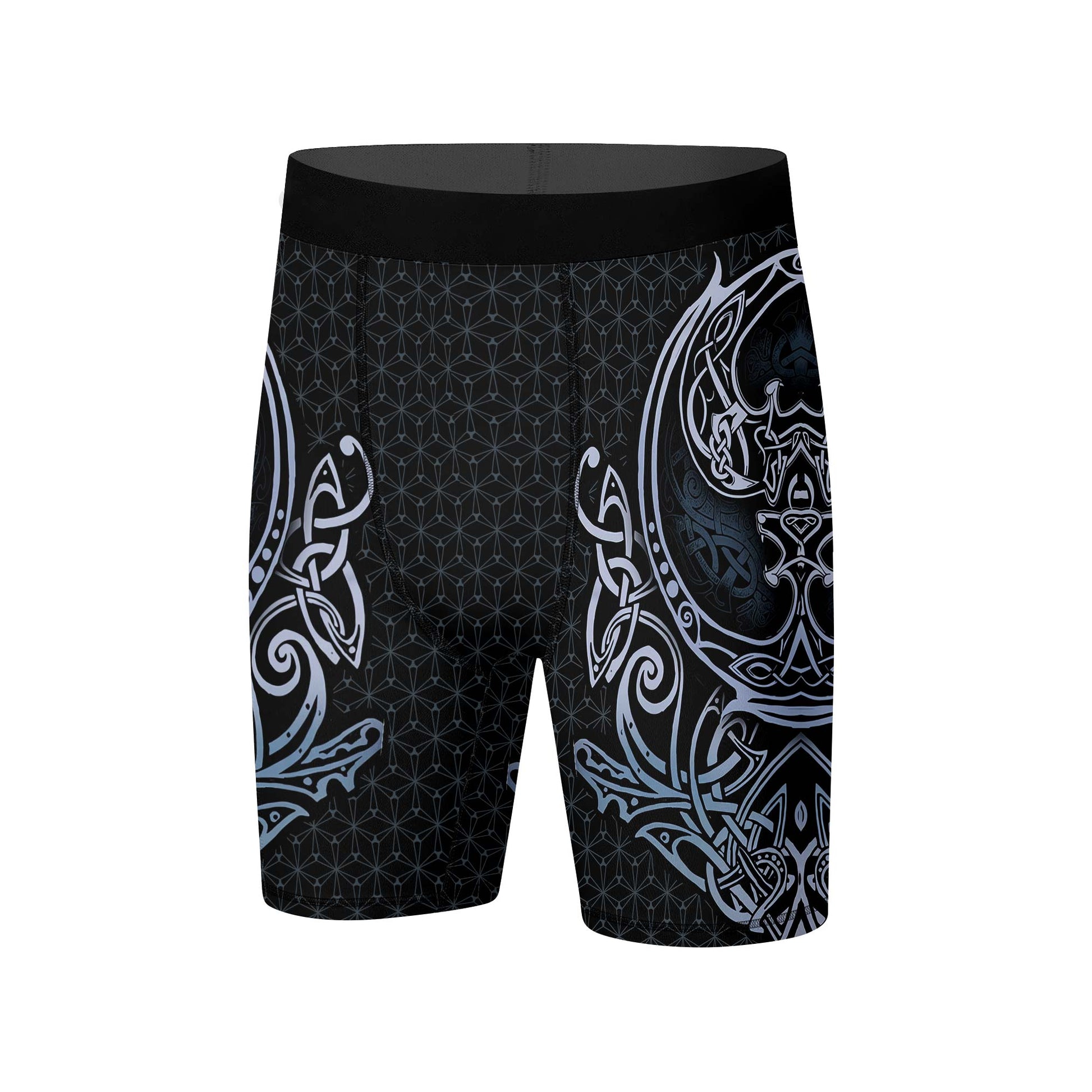 Geri & Freki Tattoo Viking Compression Shorts