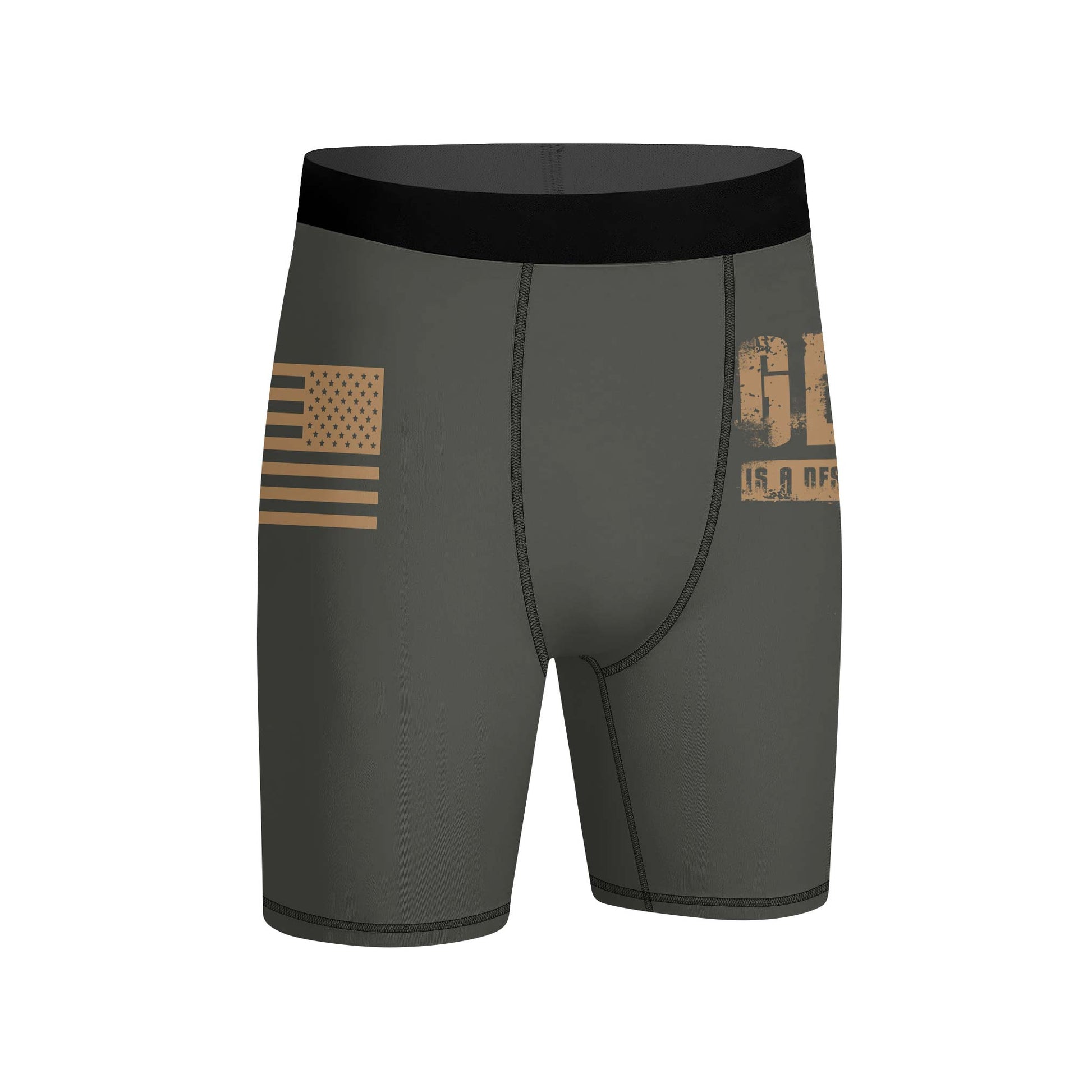 Get Lost Is A Destination Compression Shorts
