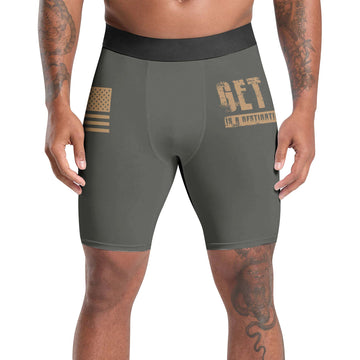 Get Lost Is A Destination Compression Shorts