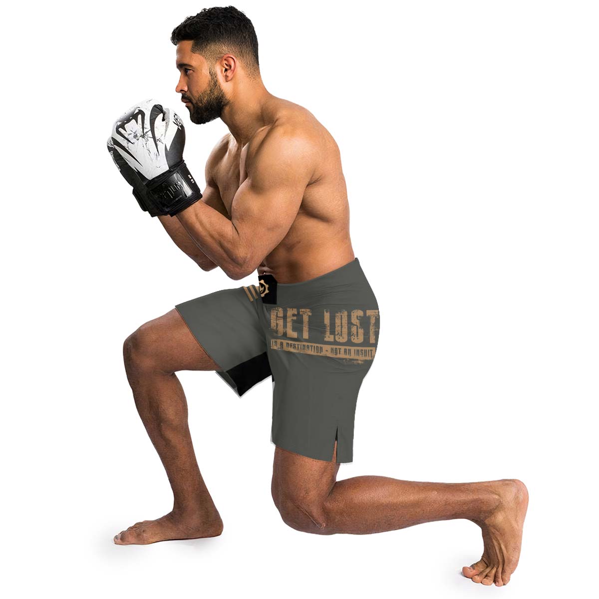 Get Lost Is A Destination Fight Shorts