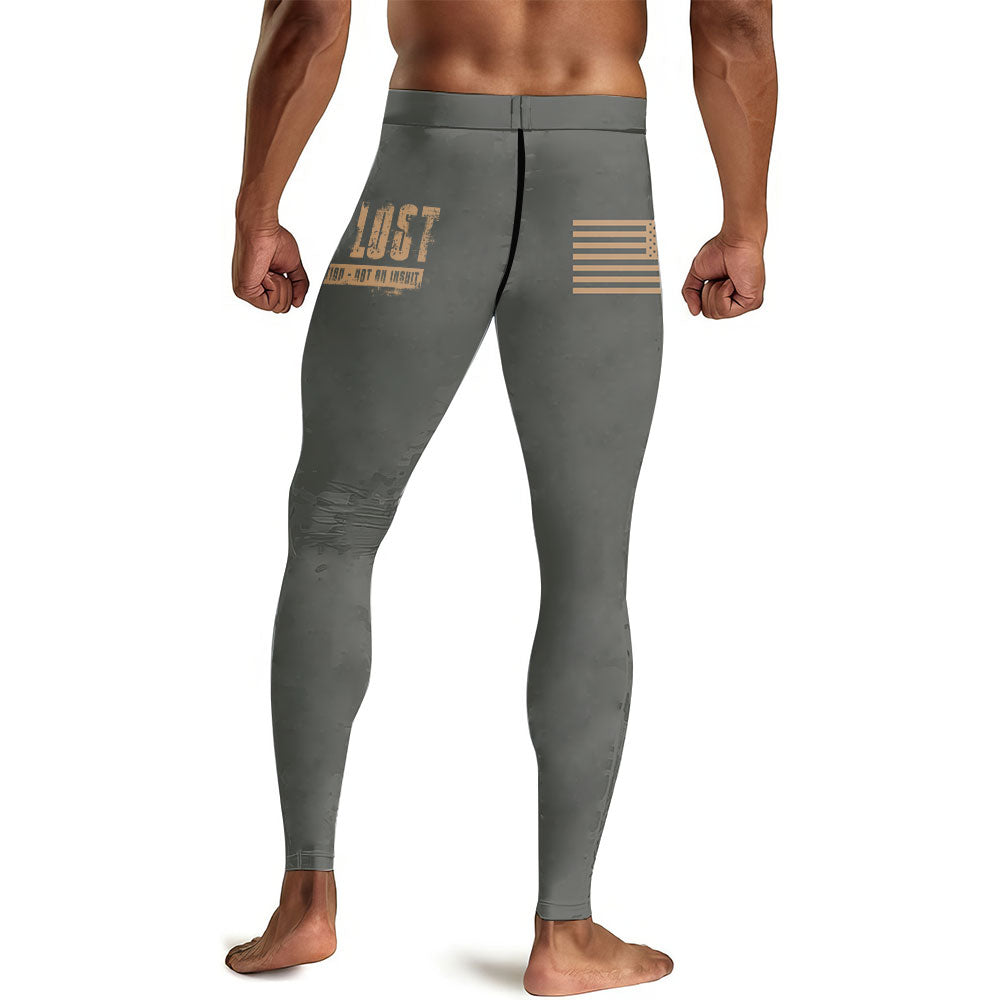 Get Lost Is A Destination Men's Compression Leggings