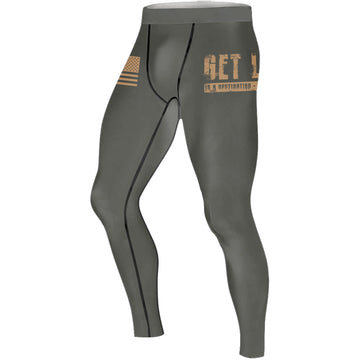 Get Lost Is A Destination Men's Compression Leggings