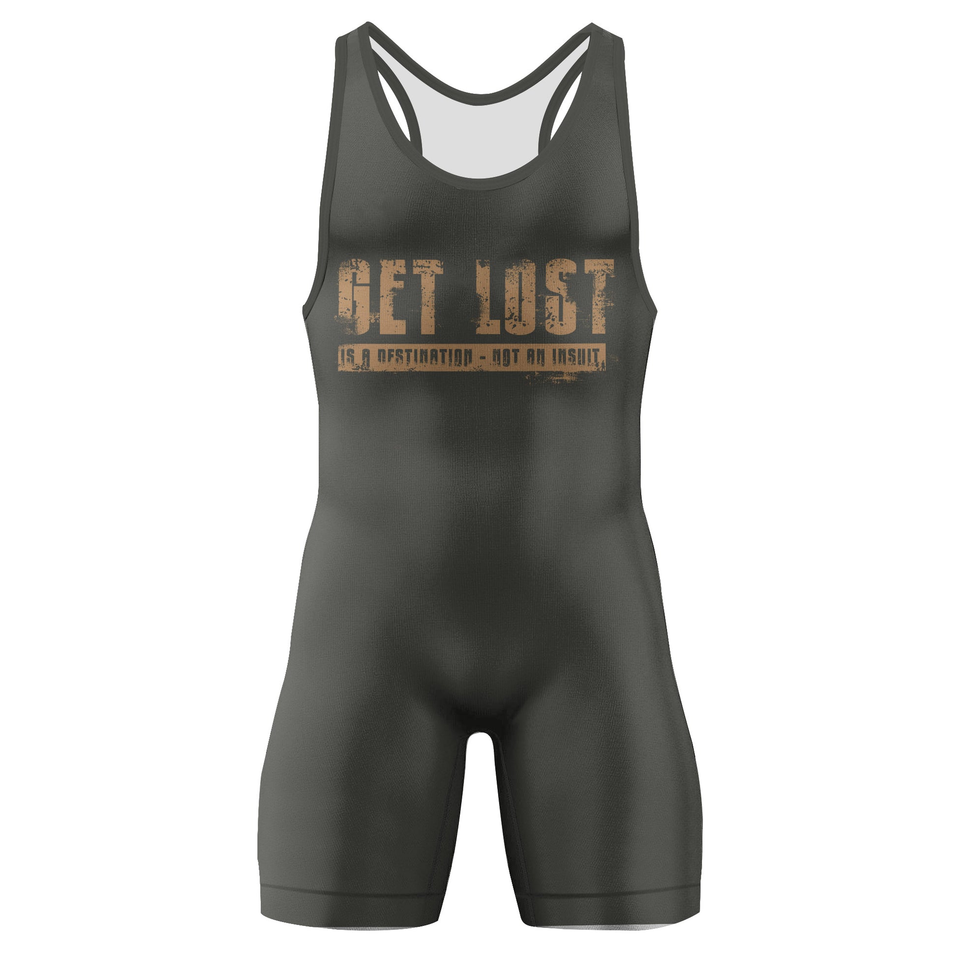 Get Lost Is A Destination Wrestling Singlets
