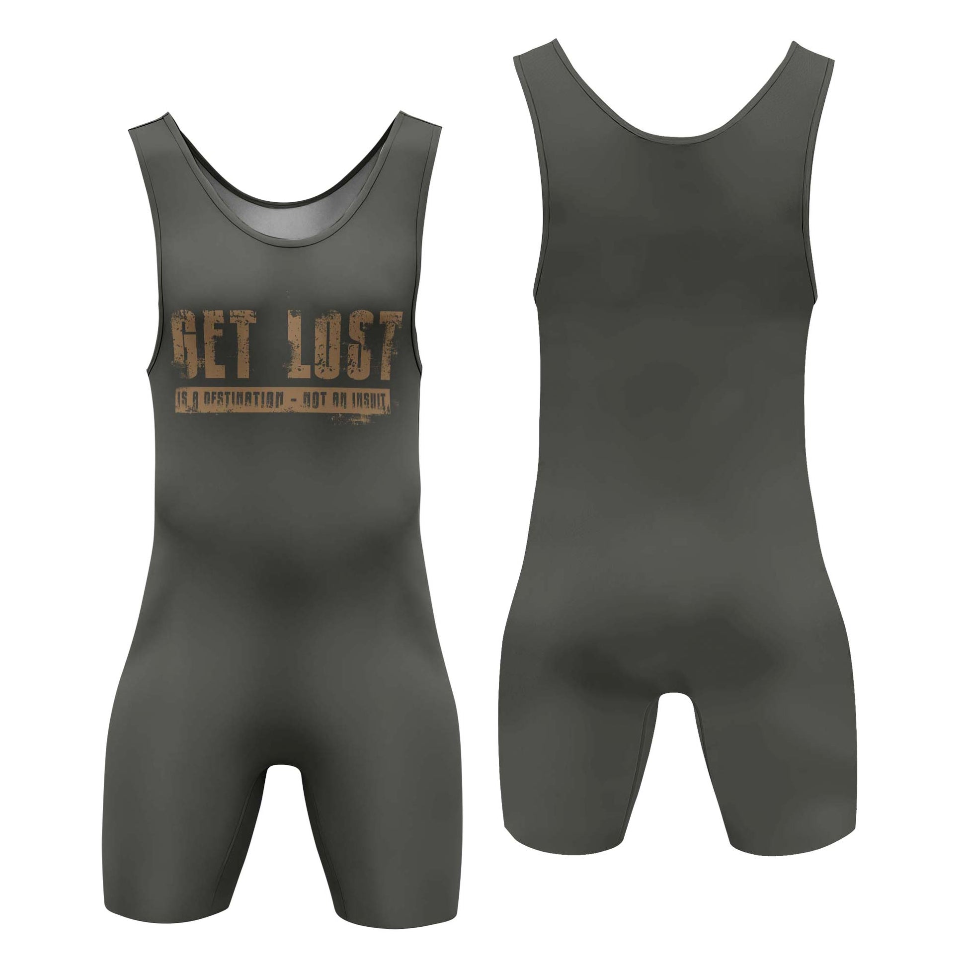 Get Lost Is A Destination Wrestling Singlets