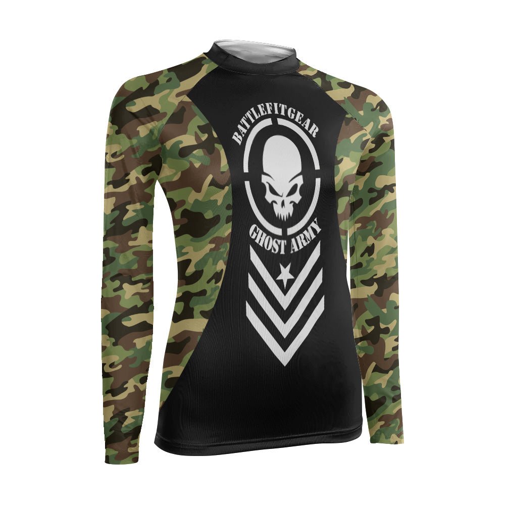 Ghost Army Women's Long Sleeve Rash Guard - BattleFitGear