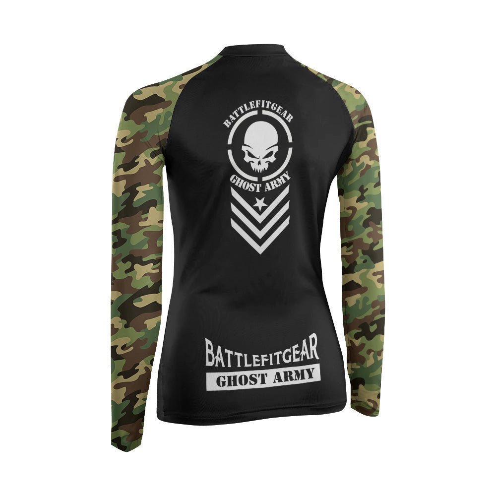 Ghost Army Women's Long Sleeve Rash Guard - BattleFitGear