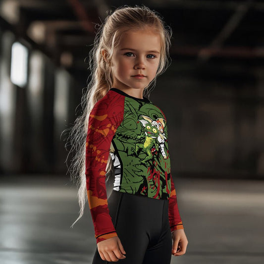 Gizmo Choking Gremlins Kids Rash Guard - BattleFitGear