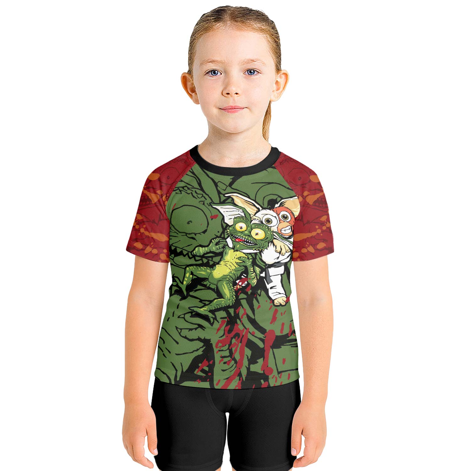 Gizmo Choking Gremlins Kids Rash Guard - BattleFitGear