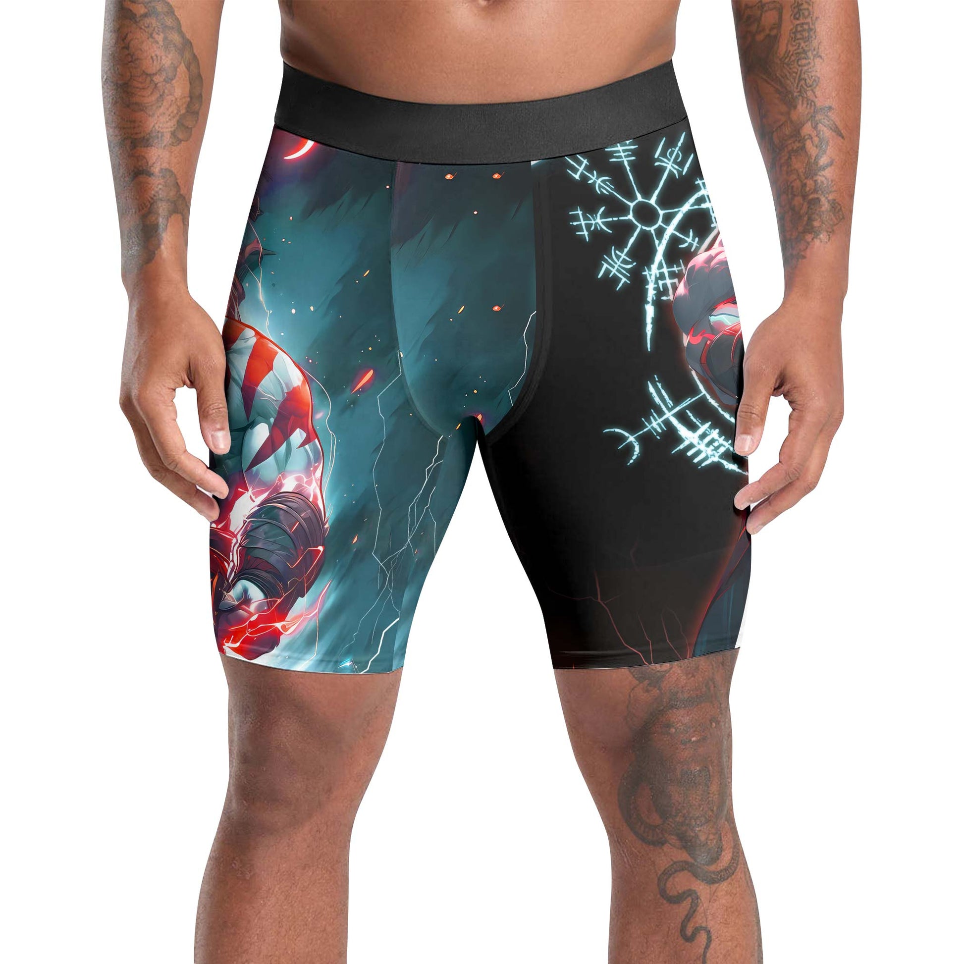 God Of War Compression Shorts