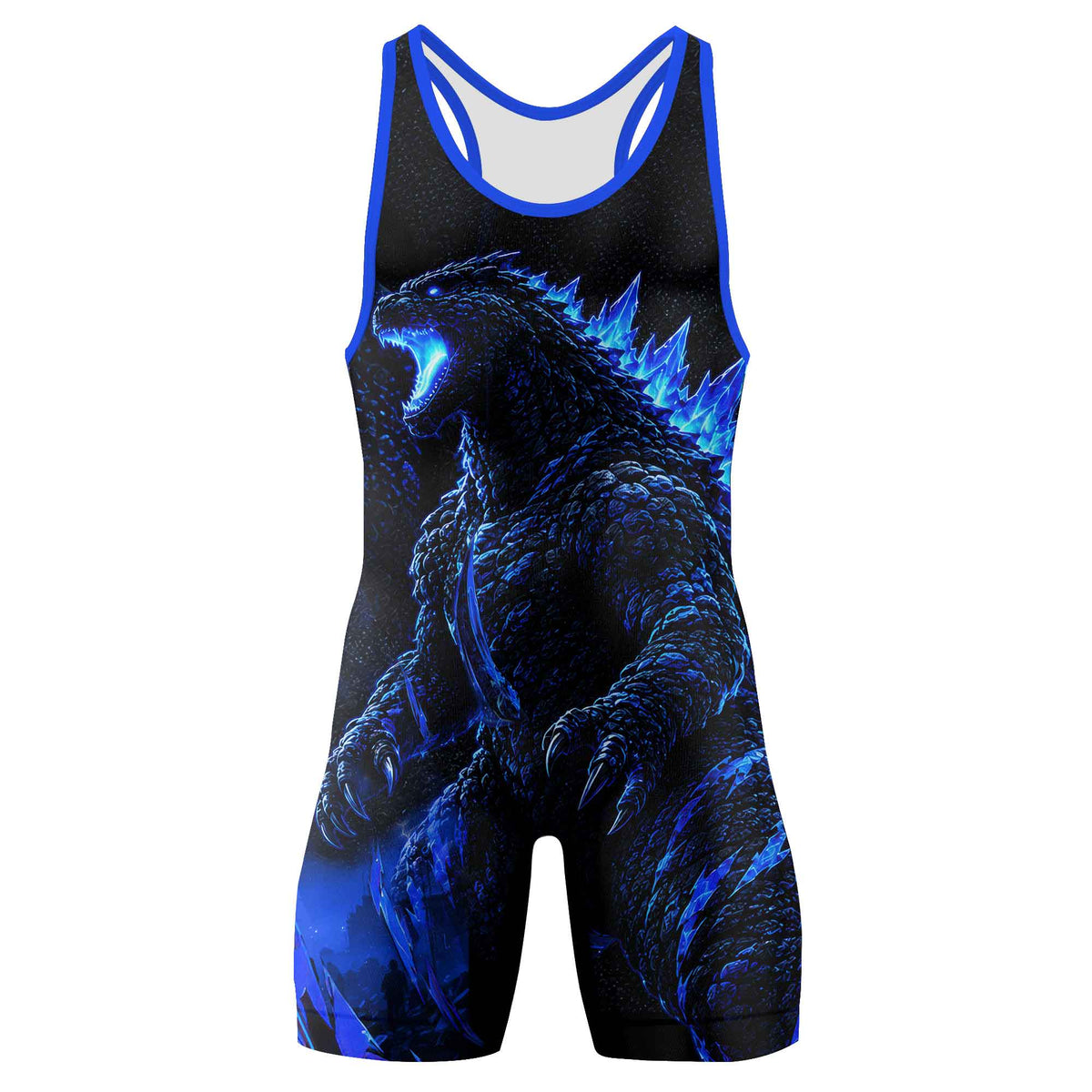 Godzilla Aura Wrestling Singlets