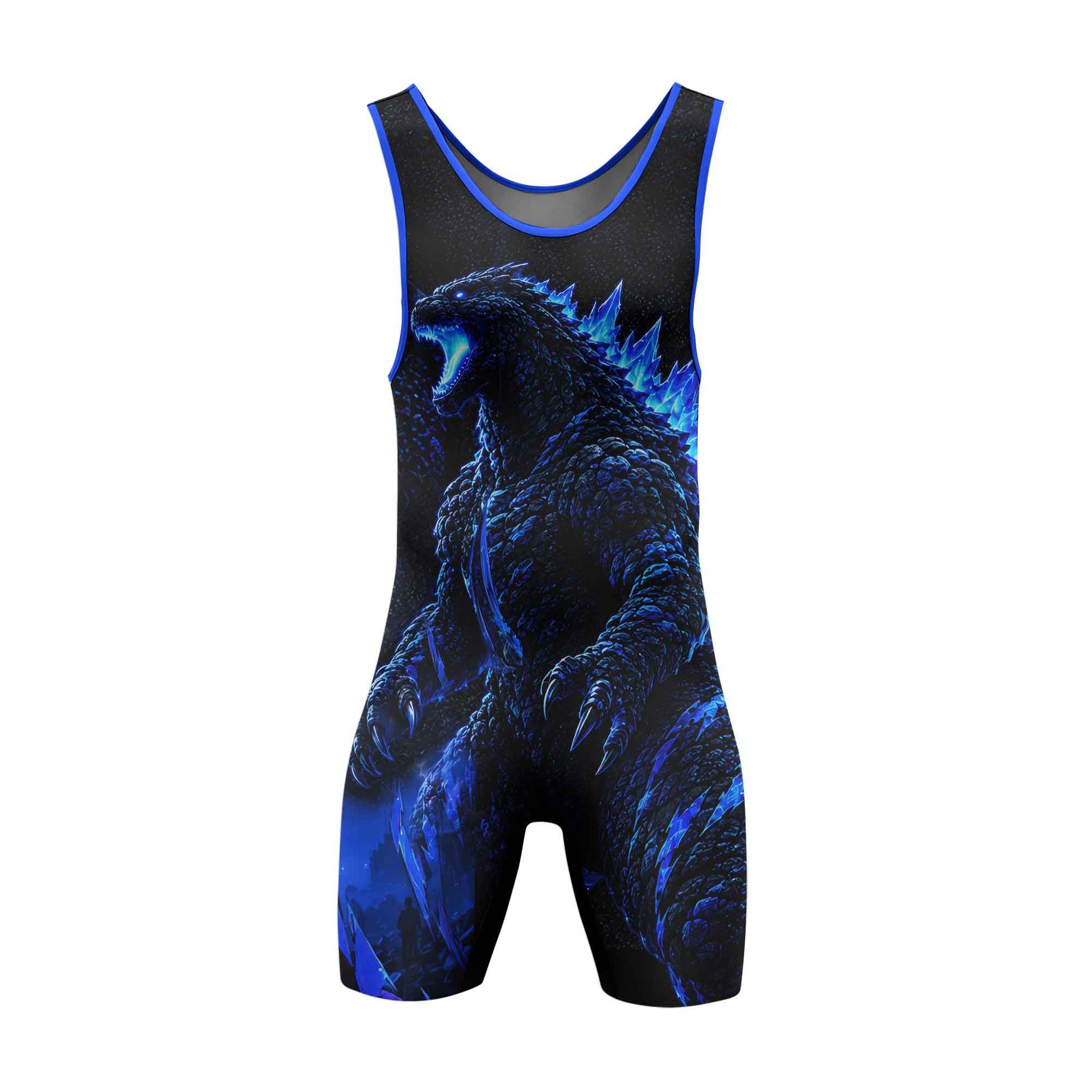 Godzilla Aura Wrestling Singlets
