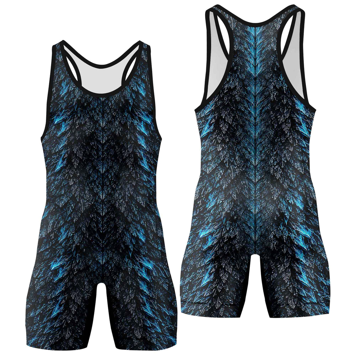 Godzilla Skin Wrestling Singlets