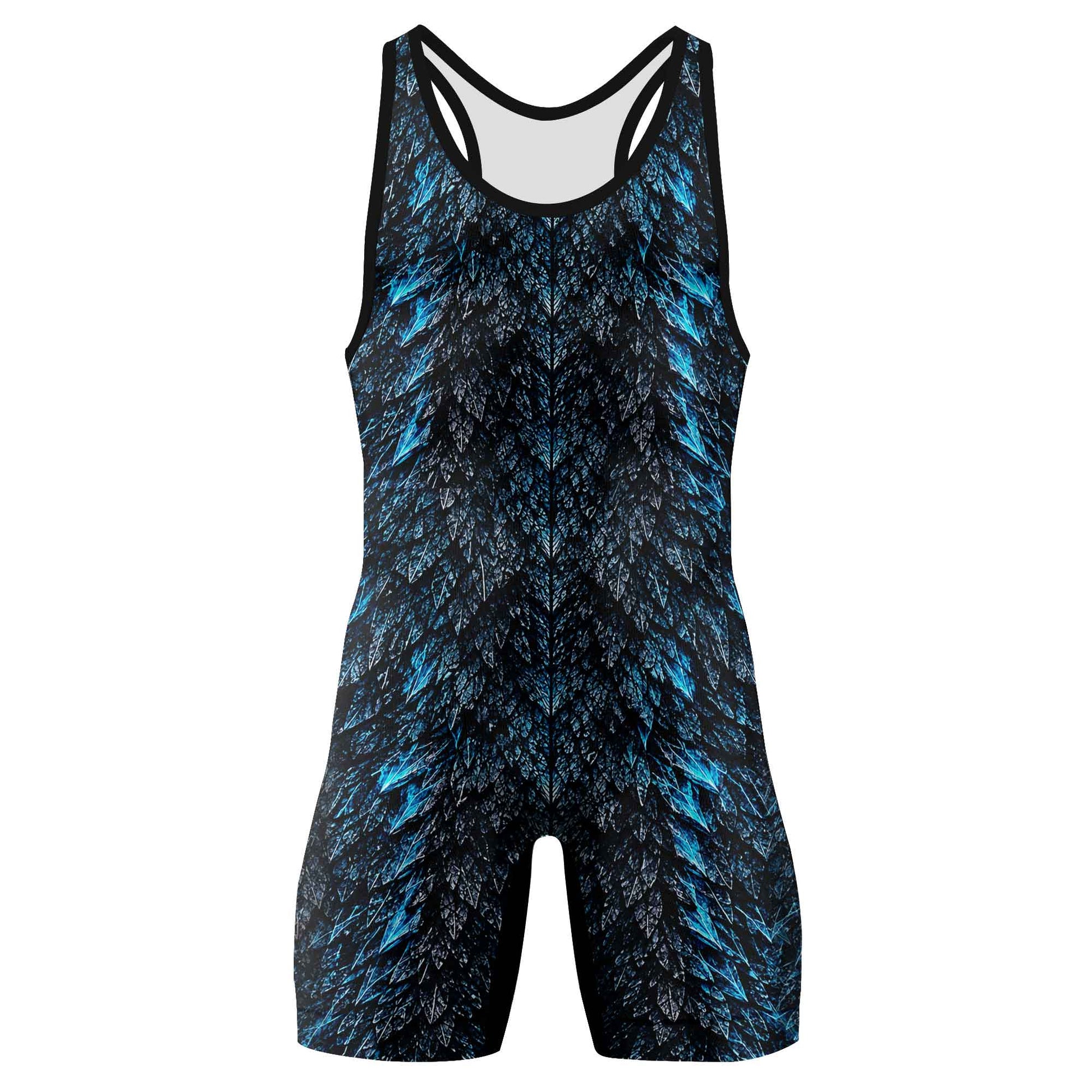 Godzilla Skin Wrestling Singlets