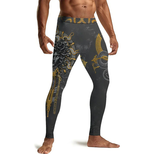 Gorgon Monstrous Sisters Men's Compression Leggings