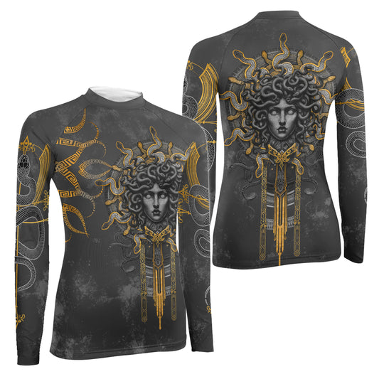 Gorgon Monstrous Sisters Women's Long Sleeve Rash Guard