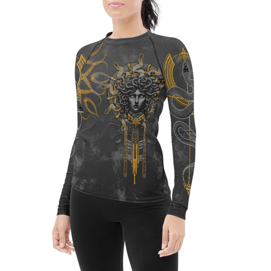 Gorgon Monstrous Sisters Women's Long Sleeve Rash Guard