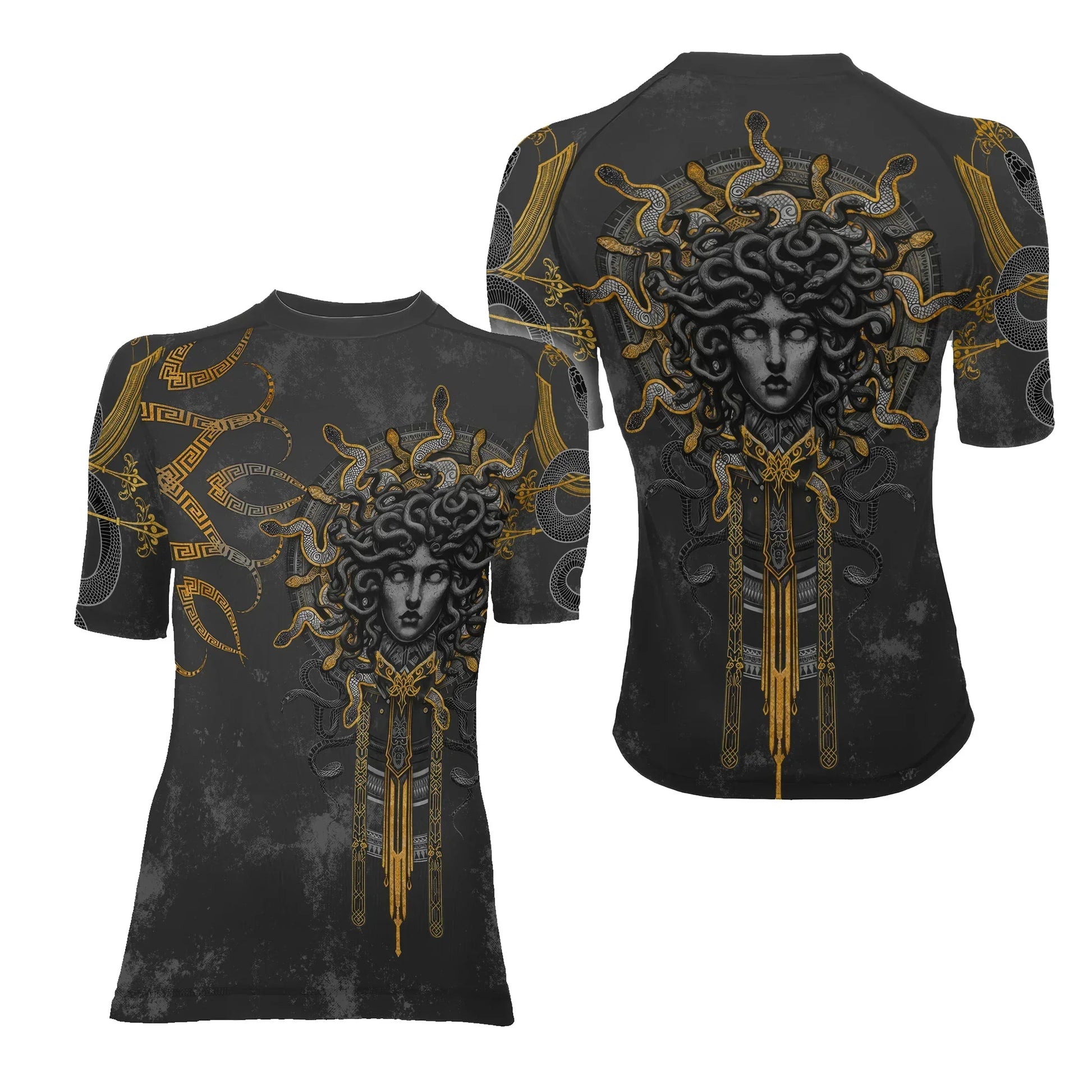 Gorgon Monstrous Sisters Women's Short Sleeve Rash Guard