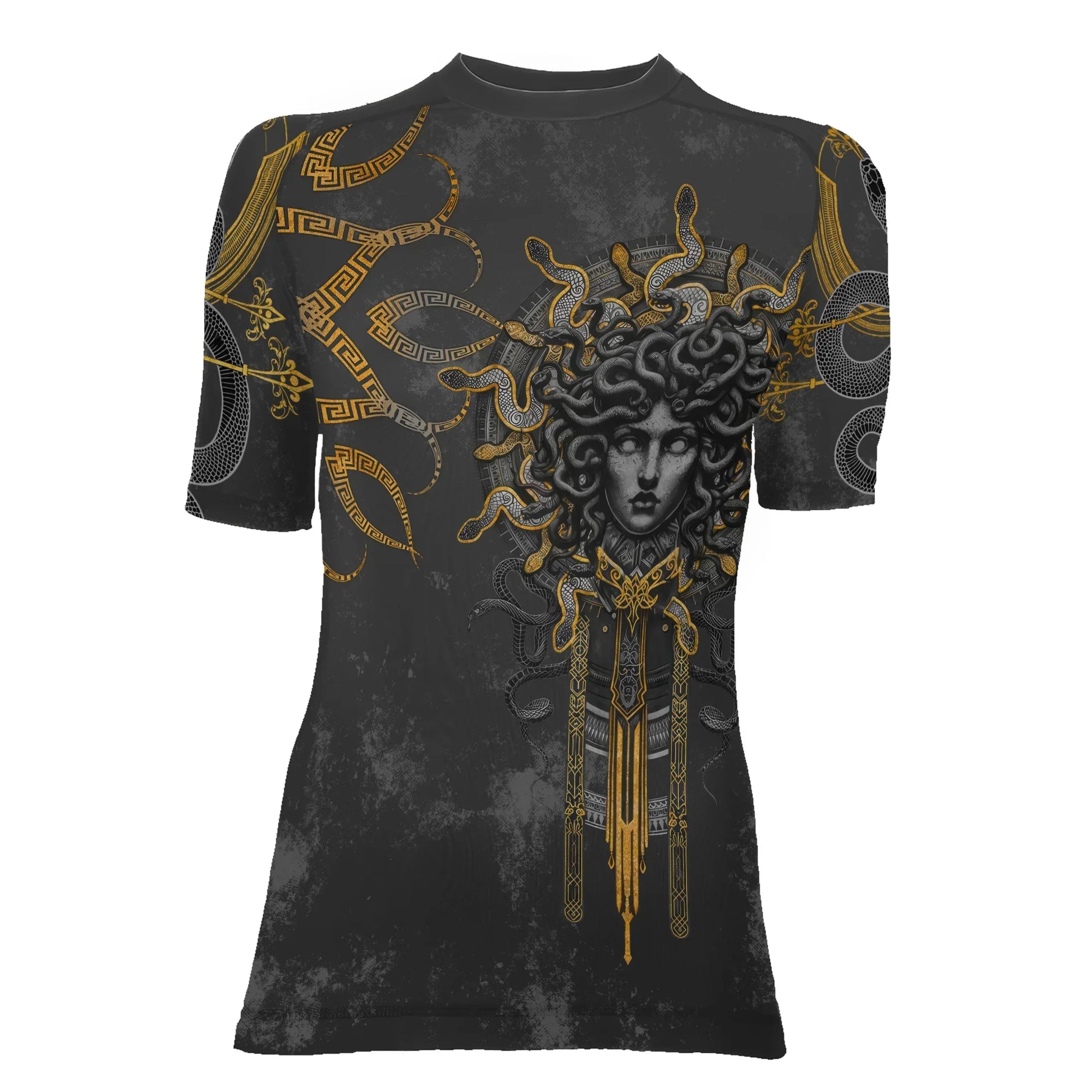 Gorgon Monstrous Sisters Women's Short Sleeve Rash Guard