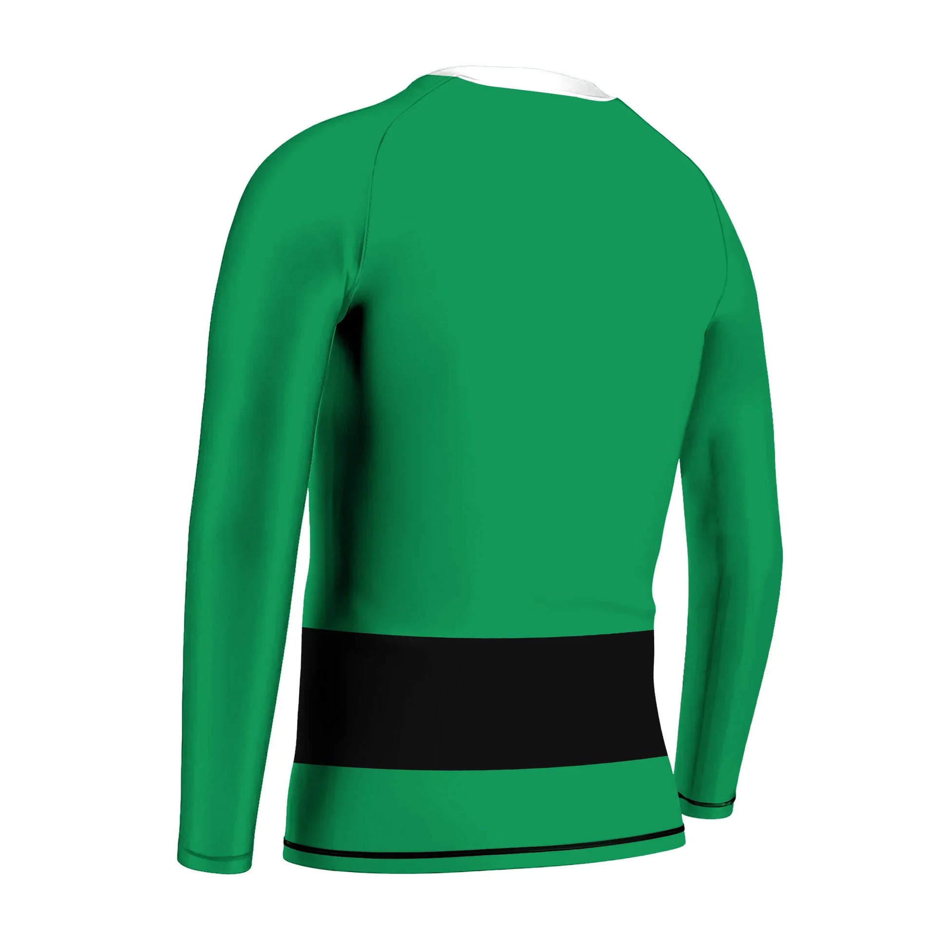 Green Santa Claus Kids Rash Guard