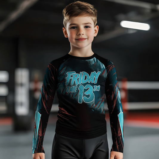 Grim Reaper Jason Voorhees Kids Rash Guard