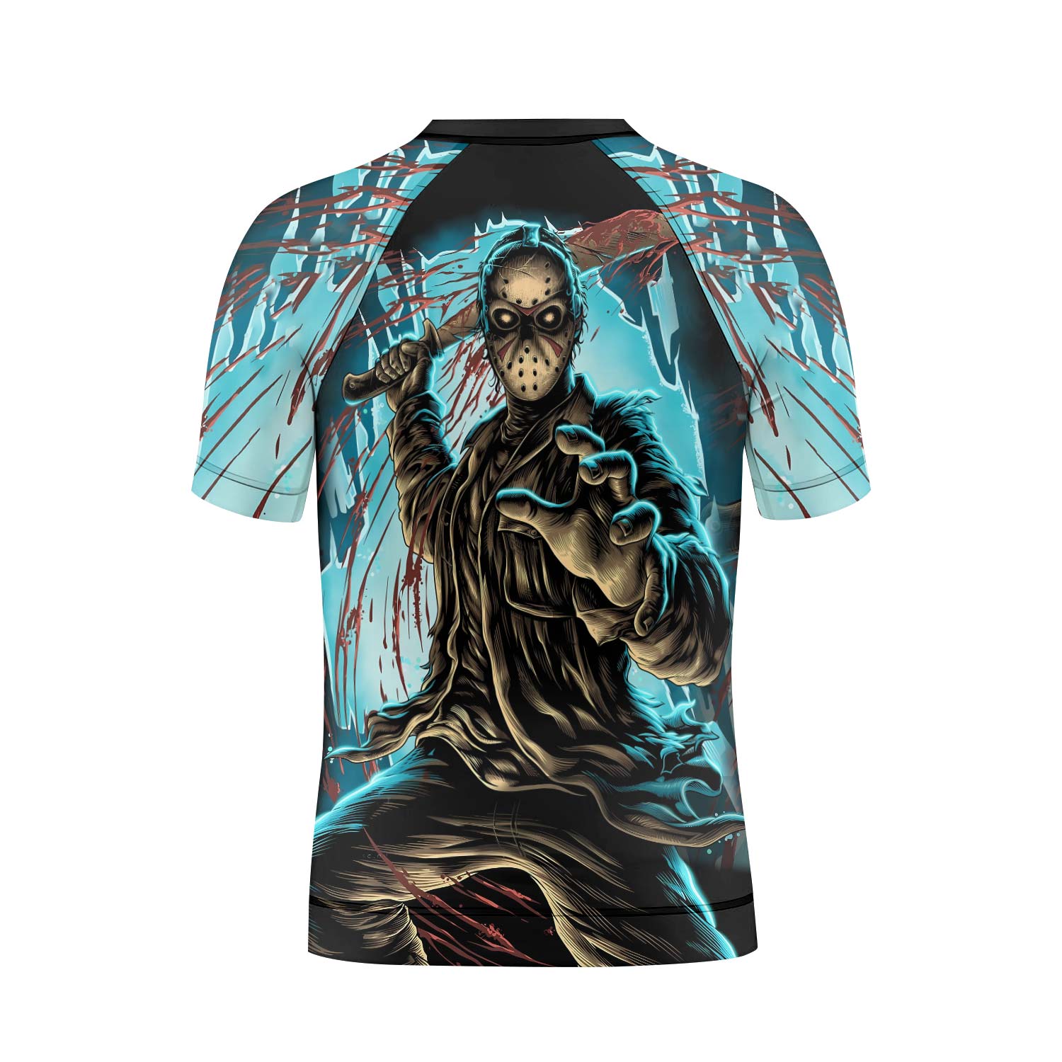 Grim Reaper Jason Voorhees Kids Rash Guard - BattleFitGear