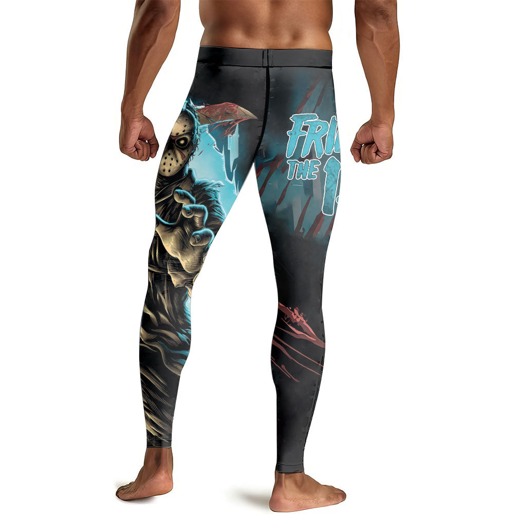 Grim Reaper Jason Voorhees Men's Compression Leggings